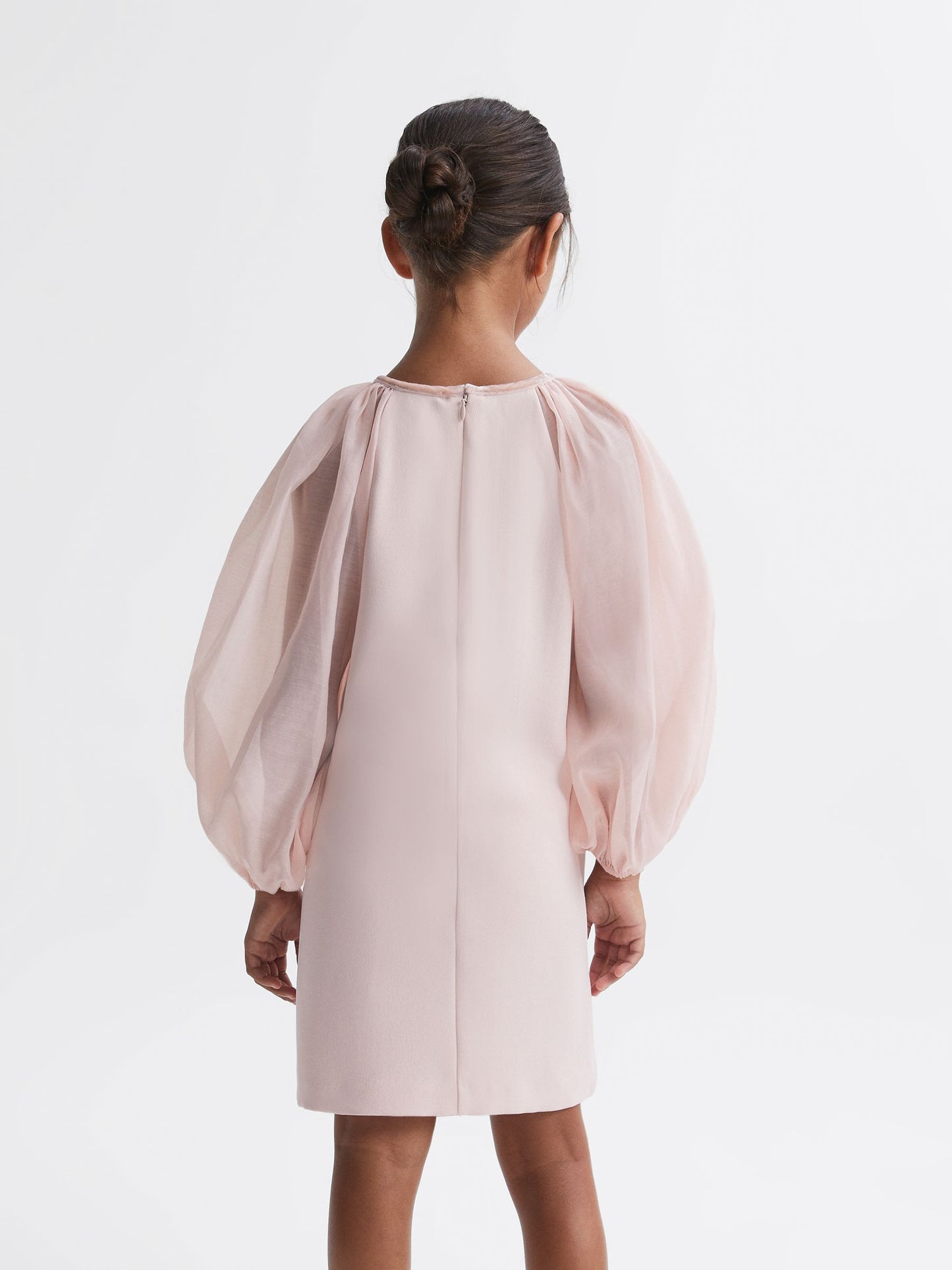 Dsiney Kidz - Reiss Pink Lauren Senior Blouson Sleeve Bow Dress image 5