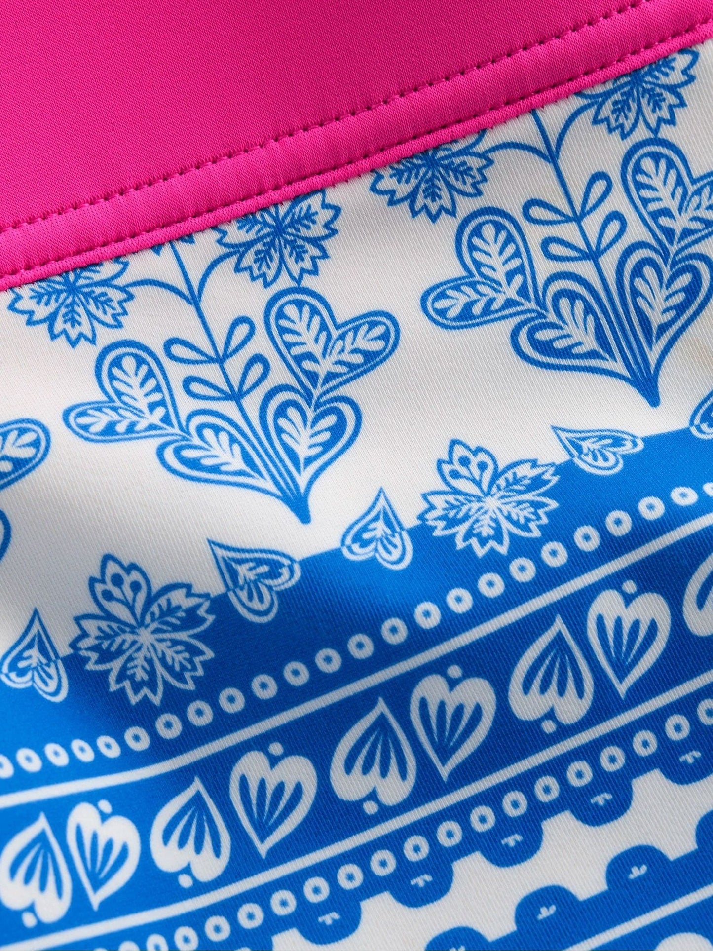 Boden Blue Patterned Swim Shorts image 3