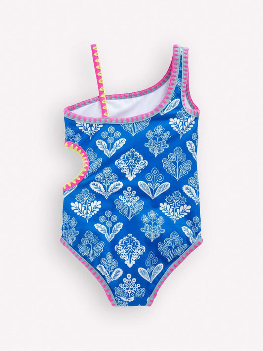 Boden Blue Cut Out Swimsuit image 2