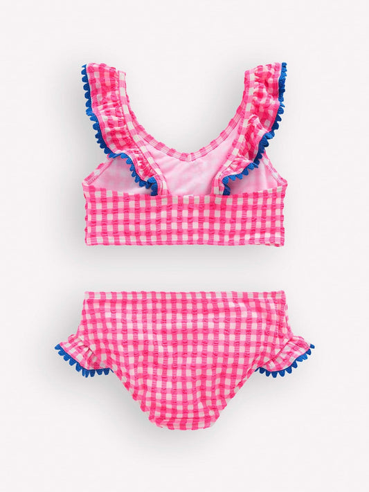 Dsiney Kidz - Boden Pink Frill V-Neck Bikini Set image 2