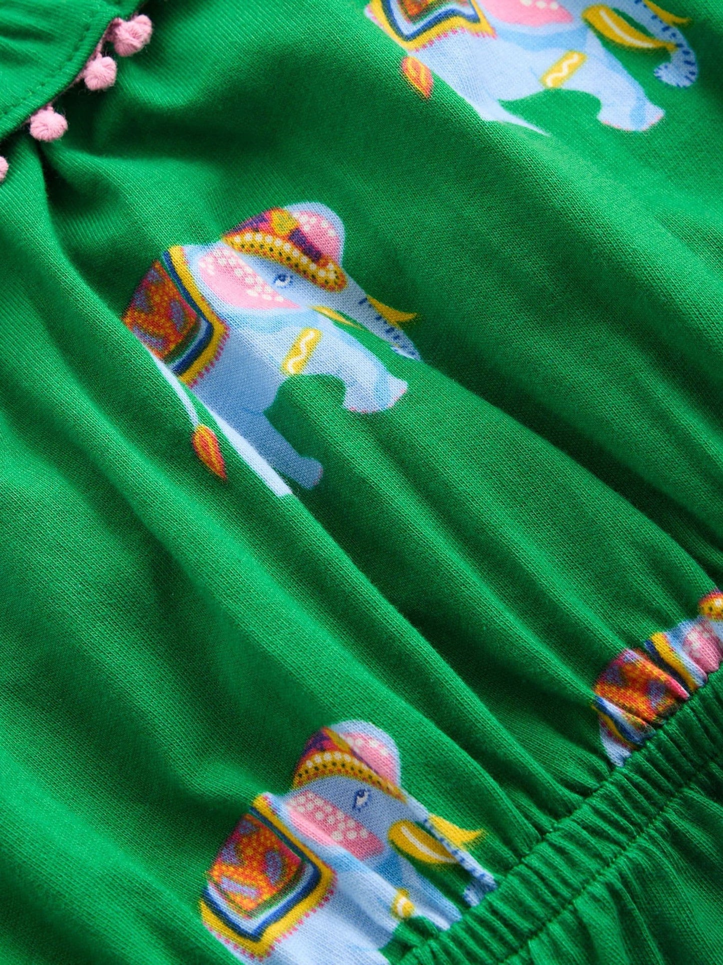 Dsiney Kidz - Boden Green Ruffle Neck Trim Dress image 3