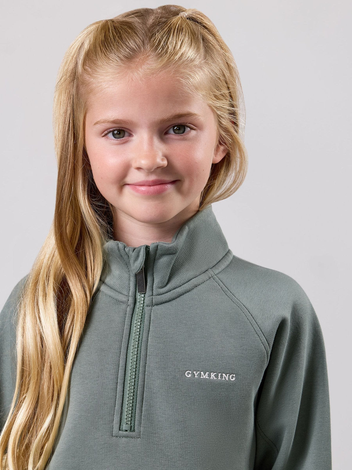 Gym King Green 365 Raglan Sleeve Funnel Jumper - image 4
