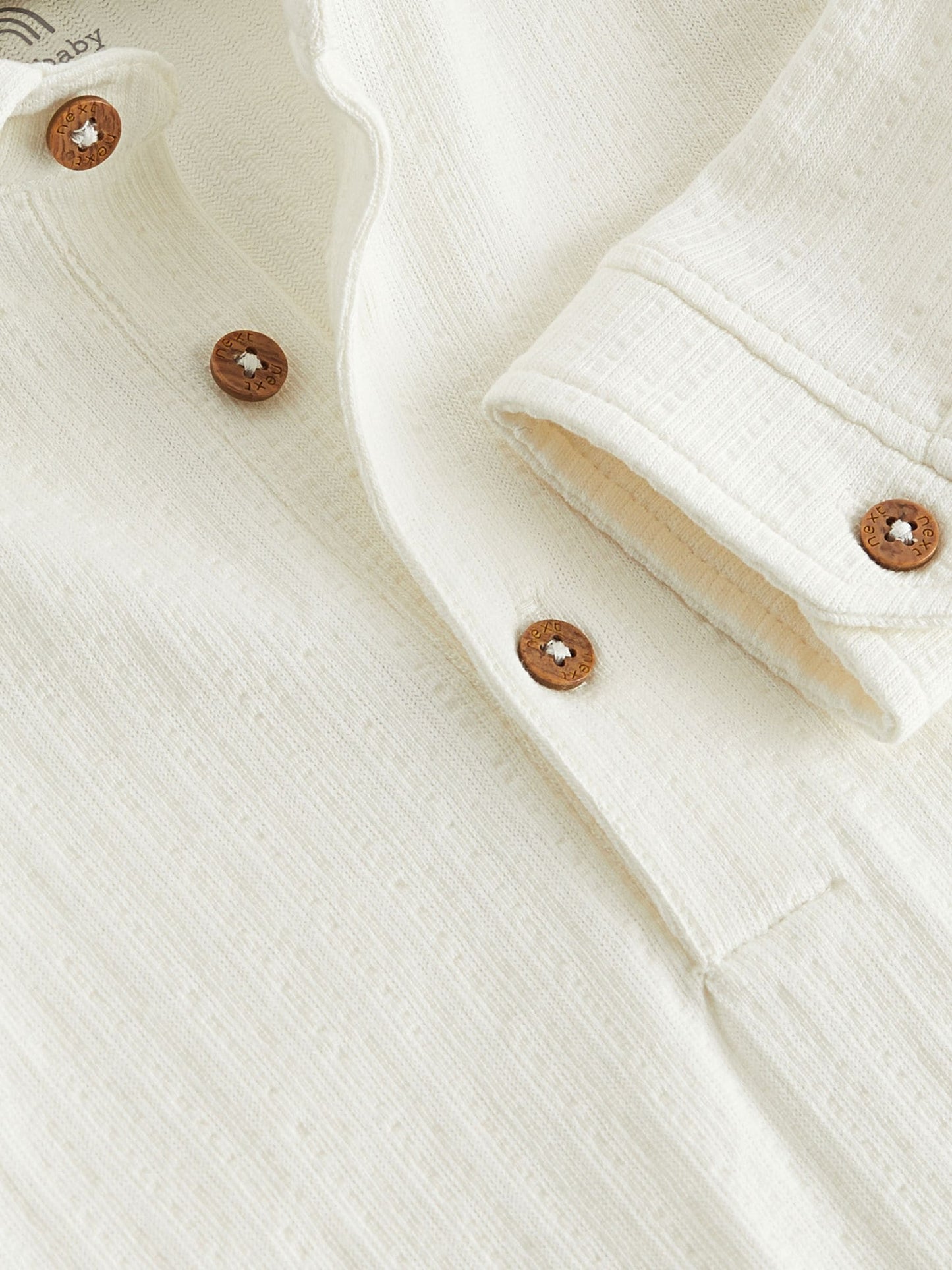 Dsiney Kidz - White Textured Shirt Baby Bodysuit (0mths-3yrs) image 3