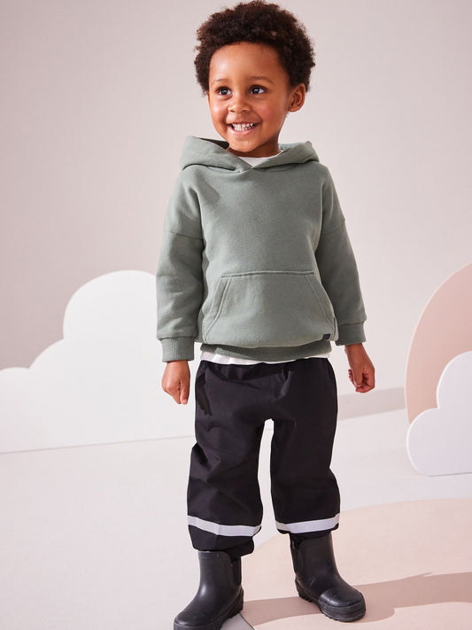 Black Waterproof Trousers (9mths-10yrs) image 2