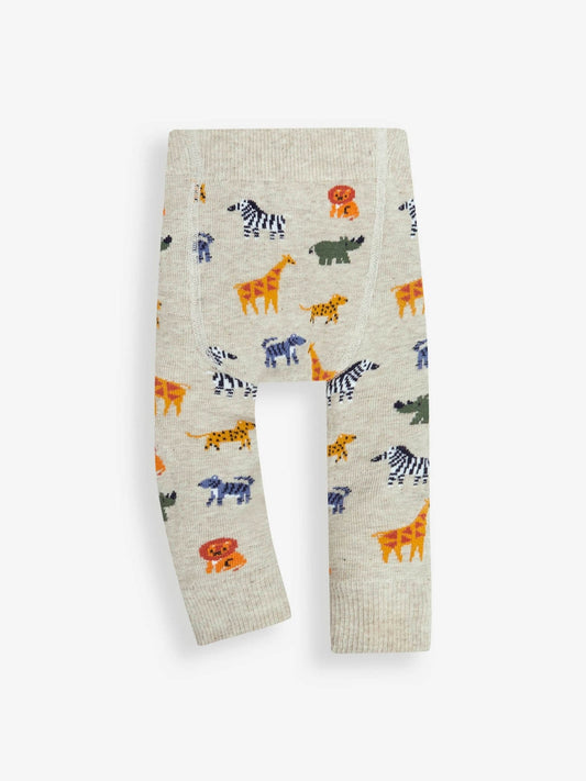JoJo Maman Bébé Natural Safari Knitted Leggings image 2
