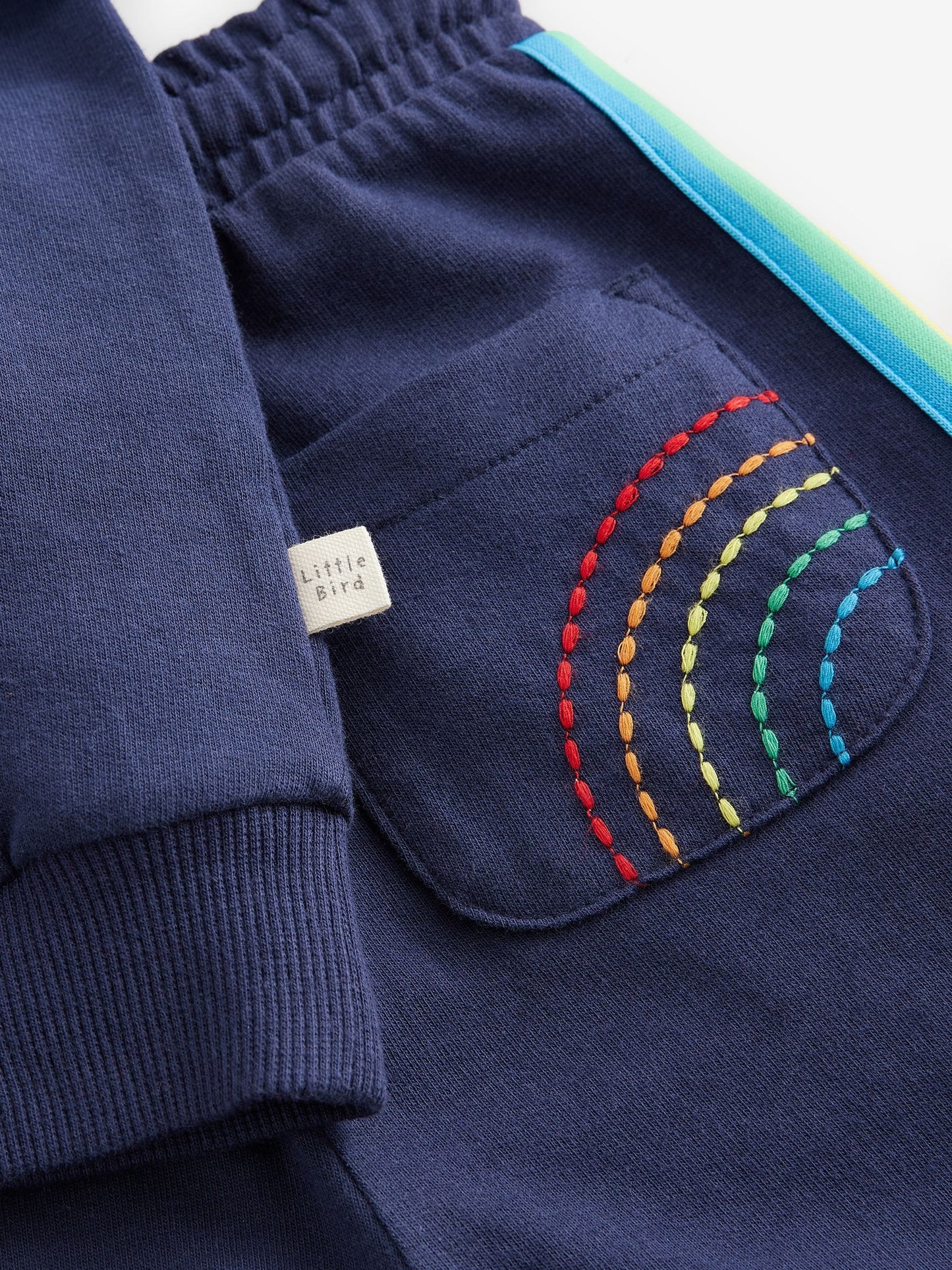 Little Bird by Jools Oliver Navy Sweatshirt and Joggers Set image 9