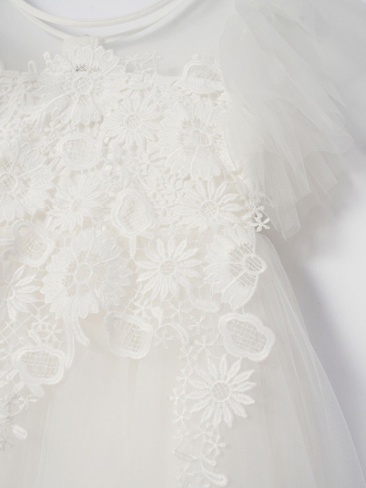 Dsiney Kidz - Angel & Rocket White Cascade Lace Anelise Dress image 6