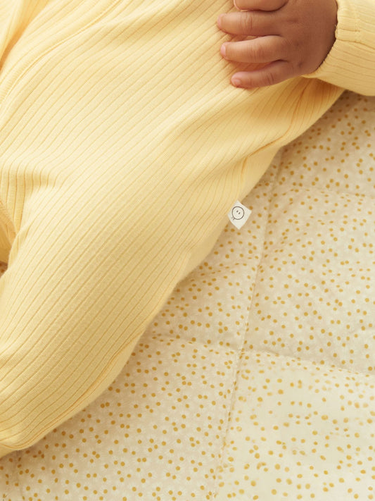 MORI Yellow Stretch Supersoft 2 Way Zip Sleepsuit image 2