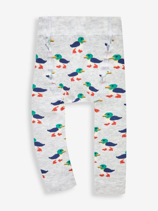 JoJo Maman Bébé Grey Duck Extra Thick Leggings image 2