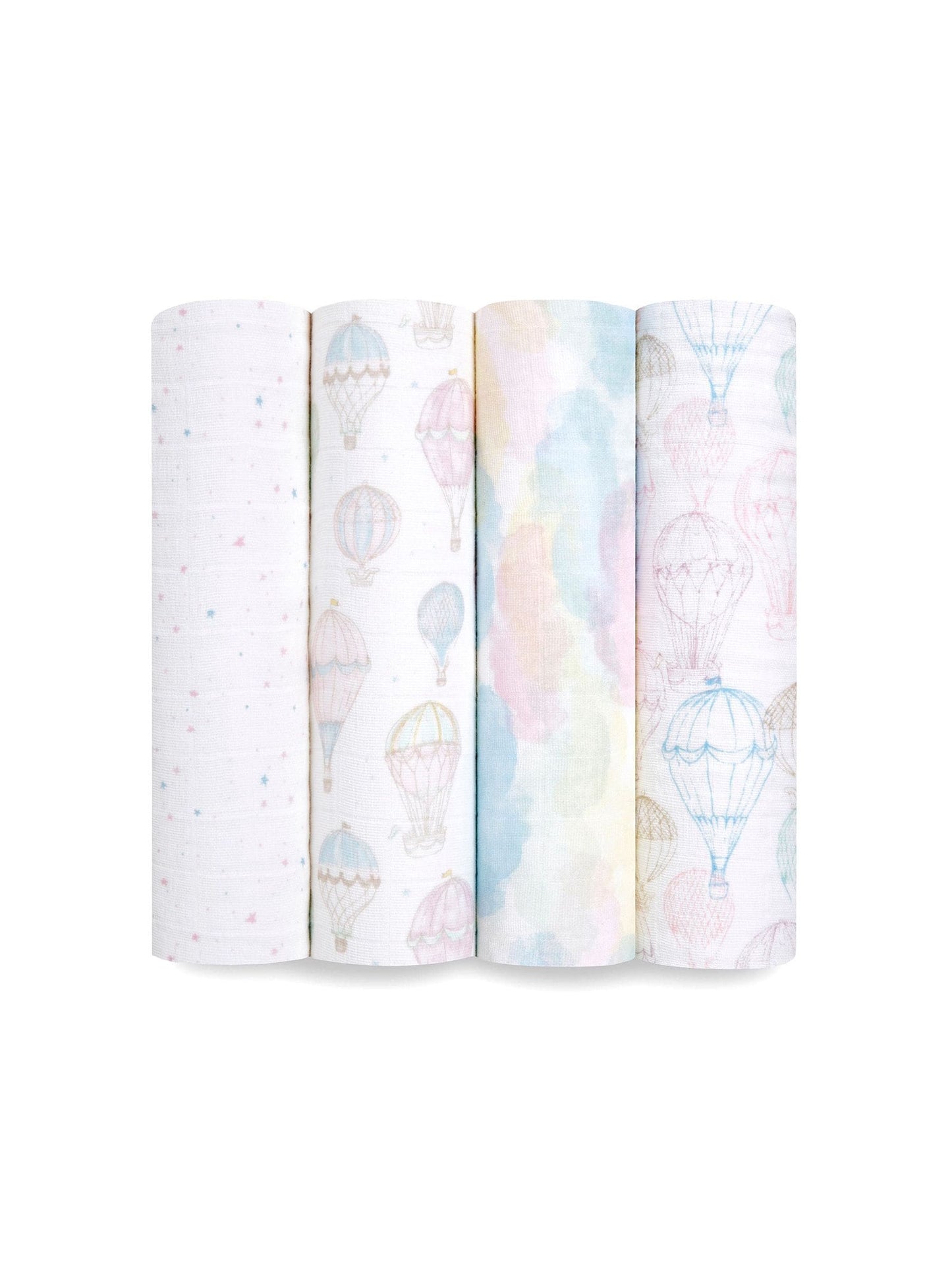 aden + anais Pink Cotton Muslin Blankets 4 Pack image 1