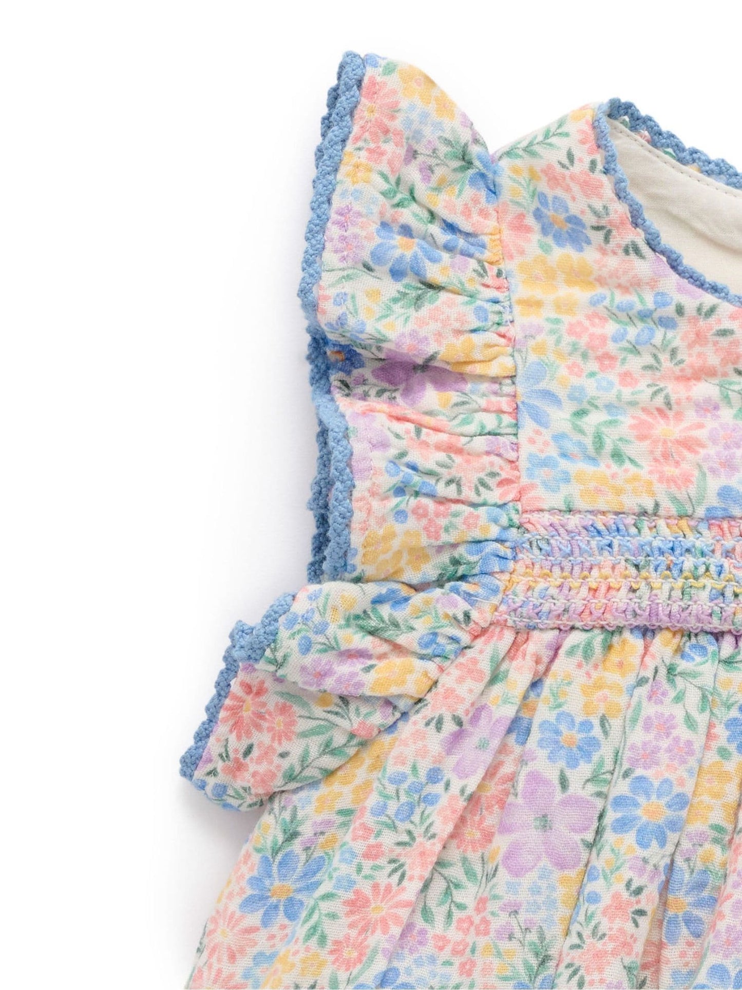 Dsiney Kidz - Purebaby Pink Smocked Dress image 5