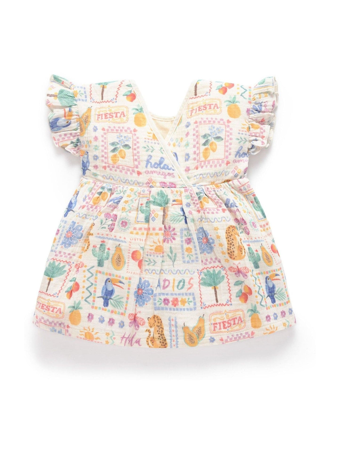 Purebaby Pink Postcards Dress image 6