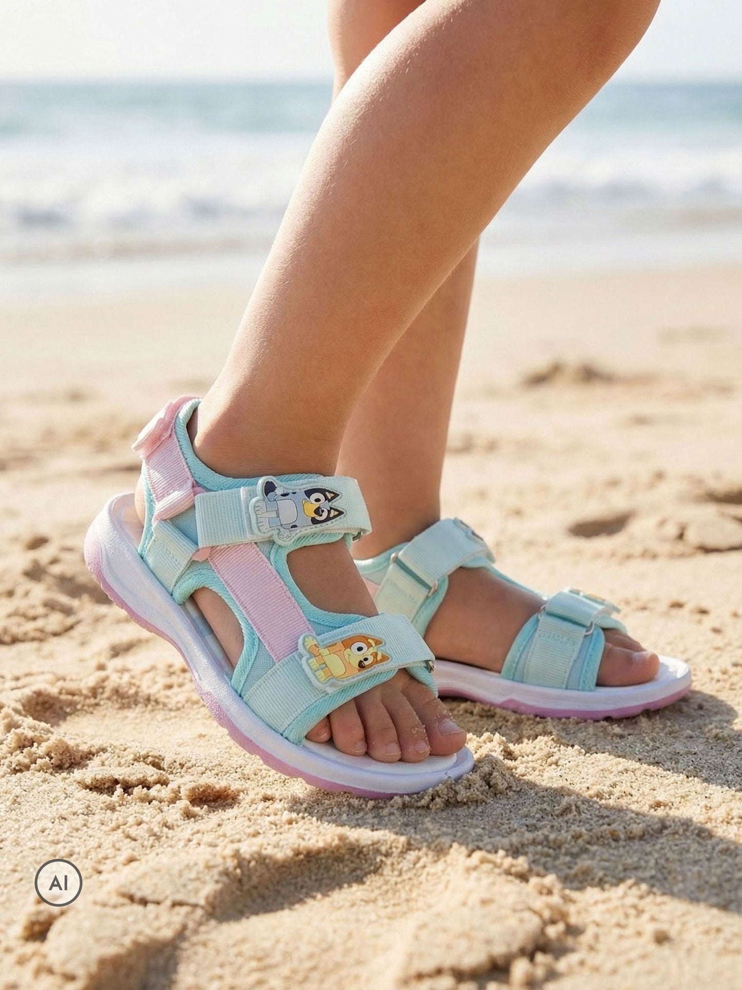Vanilla Underground Pink Bluey Sandals image 7