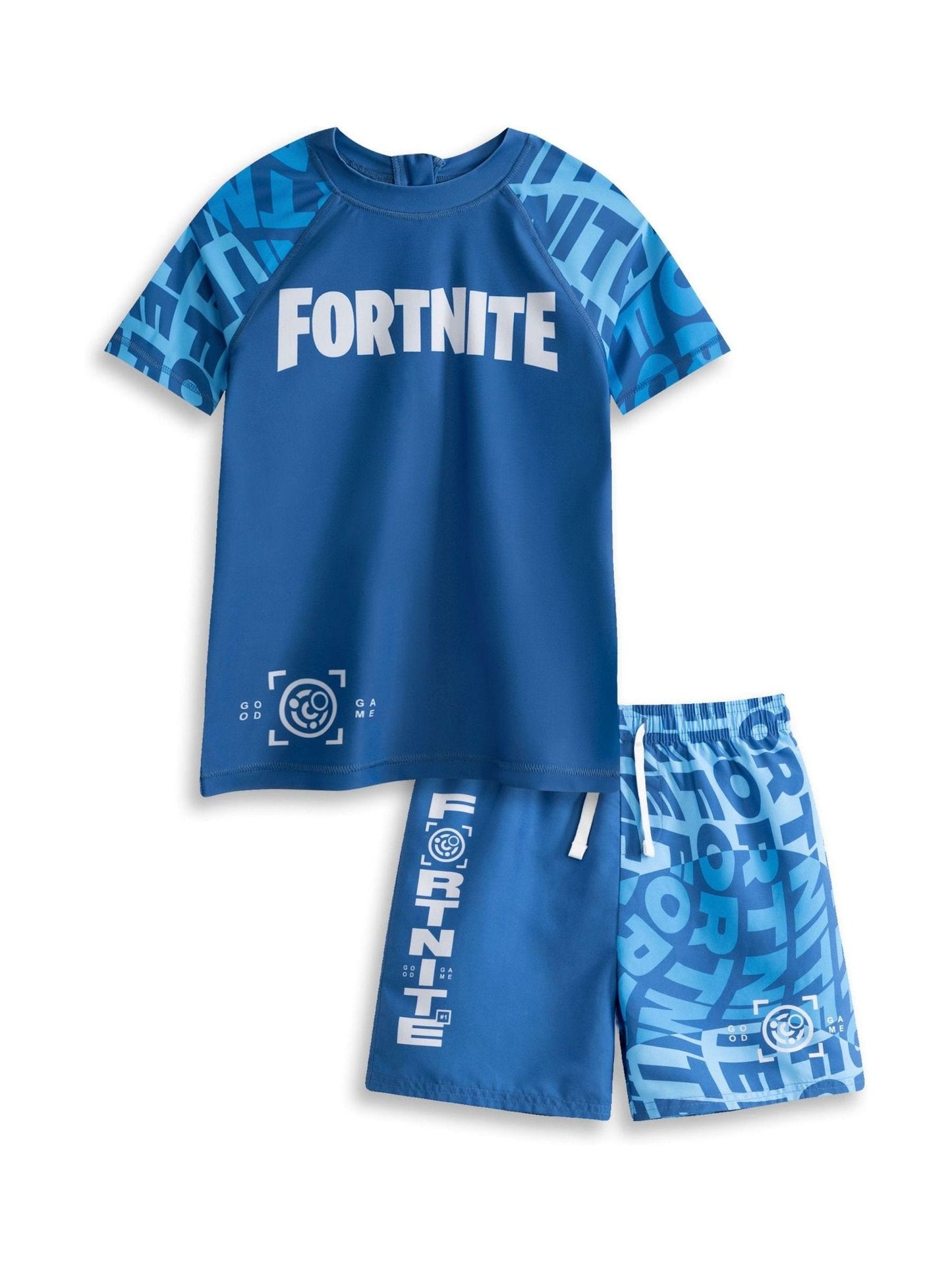Dsiney Kidz - Vanilla Underground Blue Fortnite Swim Set 2 Piece image 3