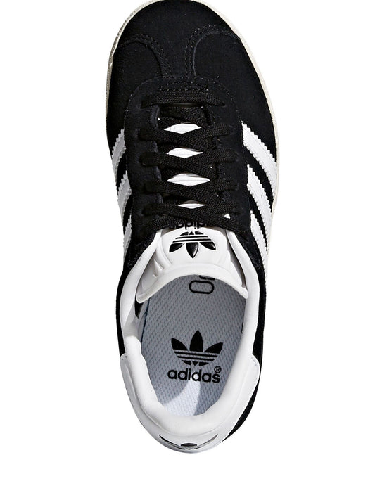 adidas Originals Black/White Gazelle Kids Trainers image 2