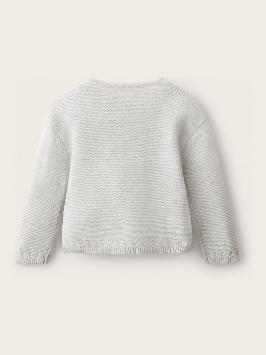 Dsiney Kidz - The White Company White Bunny Pocket Jumper With Cashmere image 2