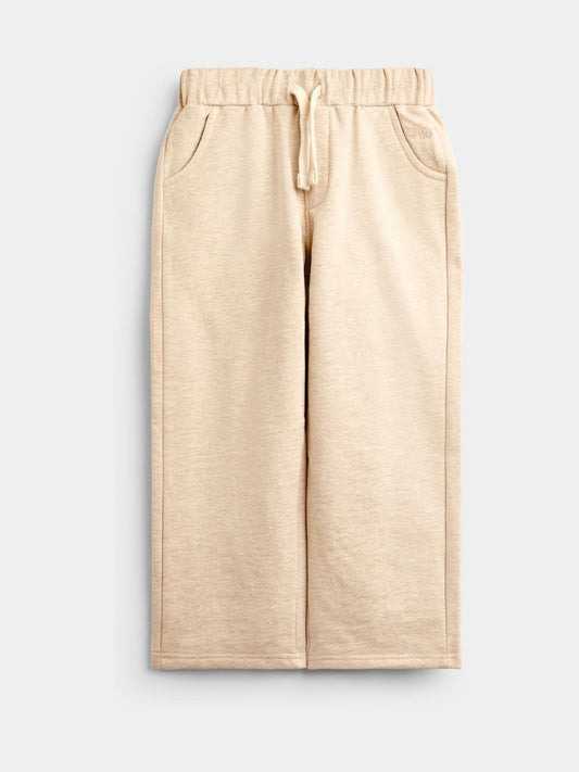Dsiney Kidz - JoJo Maman Bébé Natural Cream & Khaki 3-Pack Straight Leg Joggers image 2