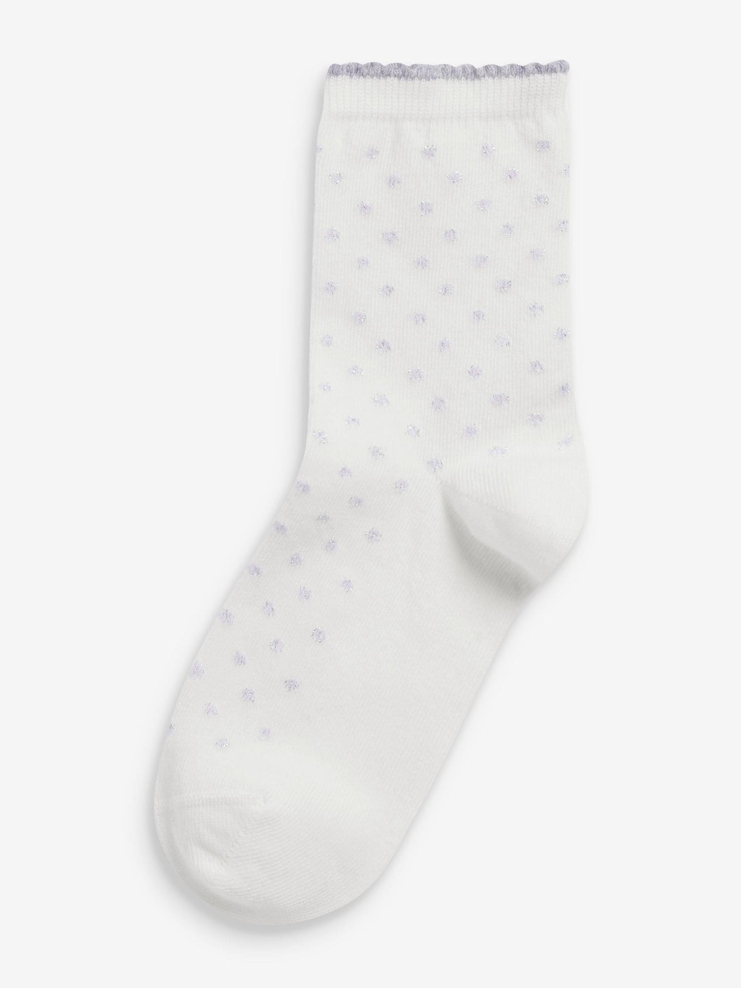 Pink 7 Pack Cotton Rich Pretty Ankle Socks image 6