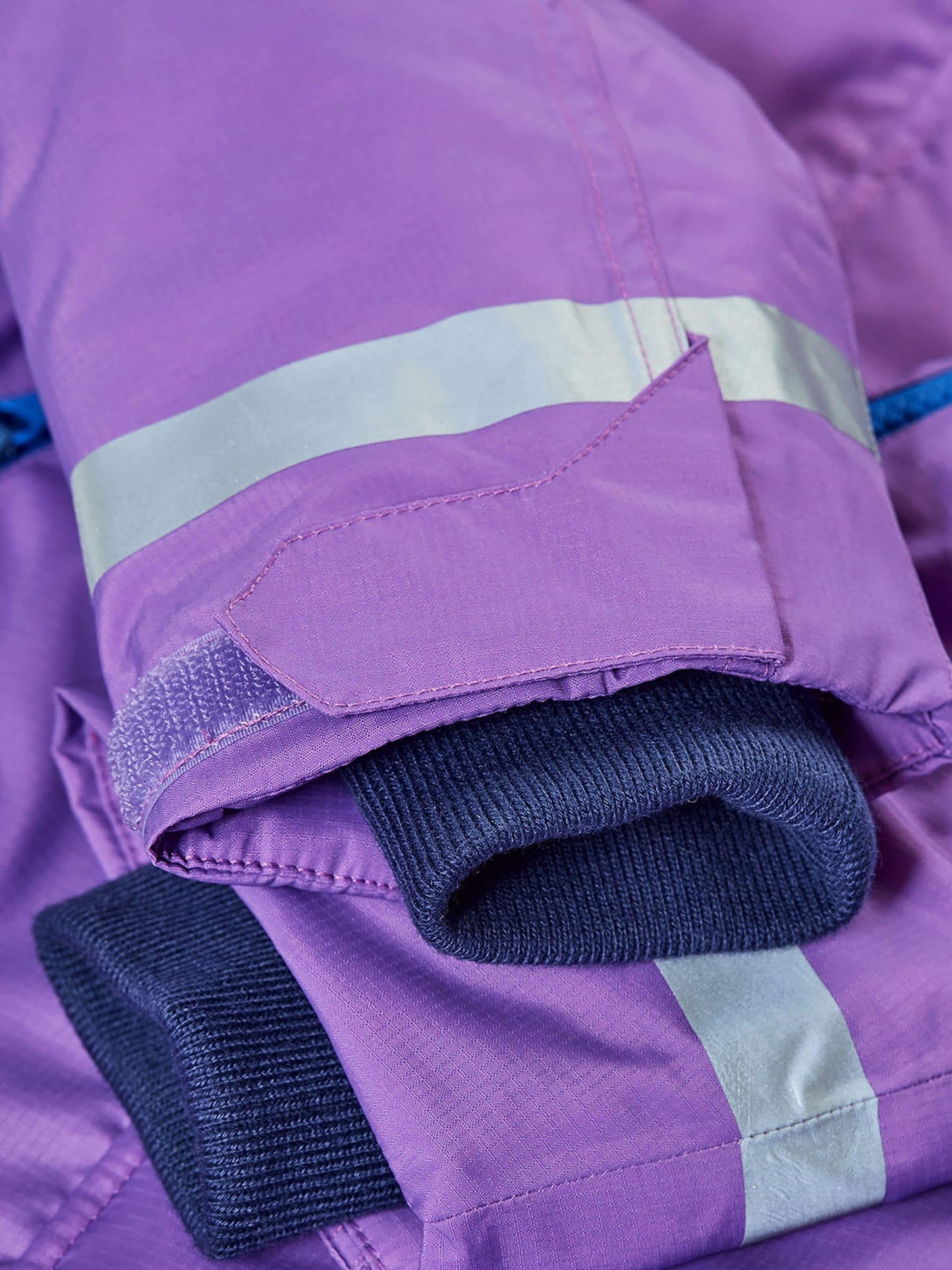 Dsiney Kidz - Frugi Purple Waterproof Snow and Ski Scene Coat image 5