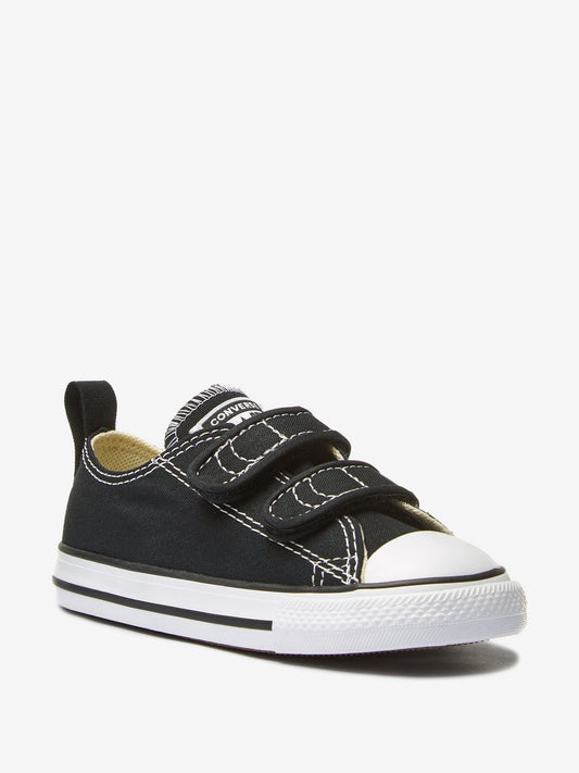 Converse Black Hook and Loop Chuck Taylor All Star Infant Trainers image 2