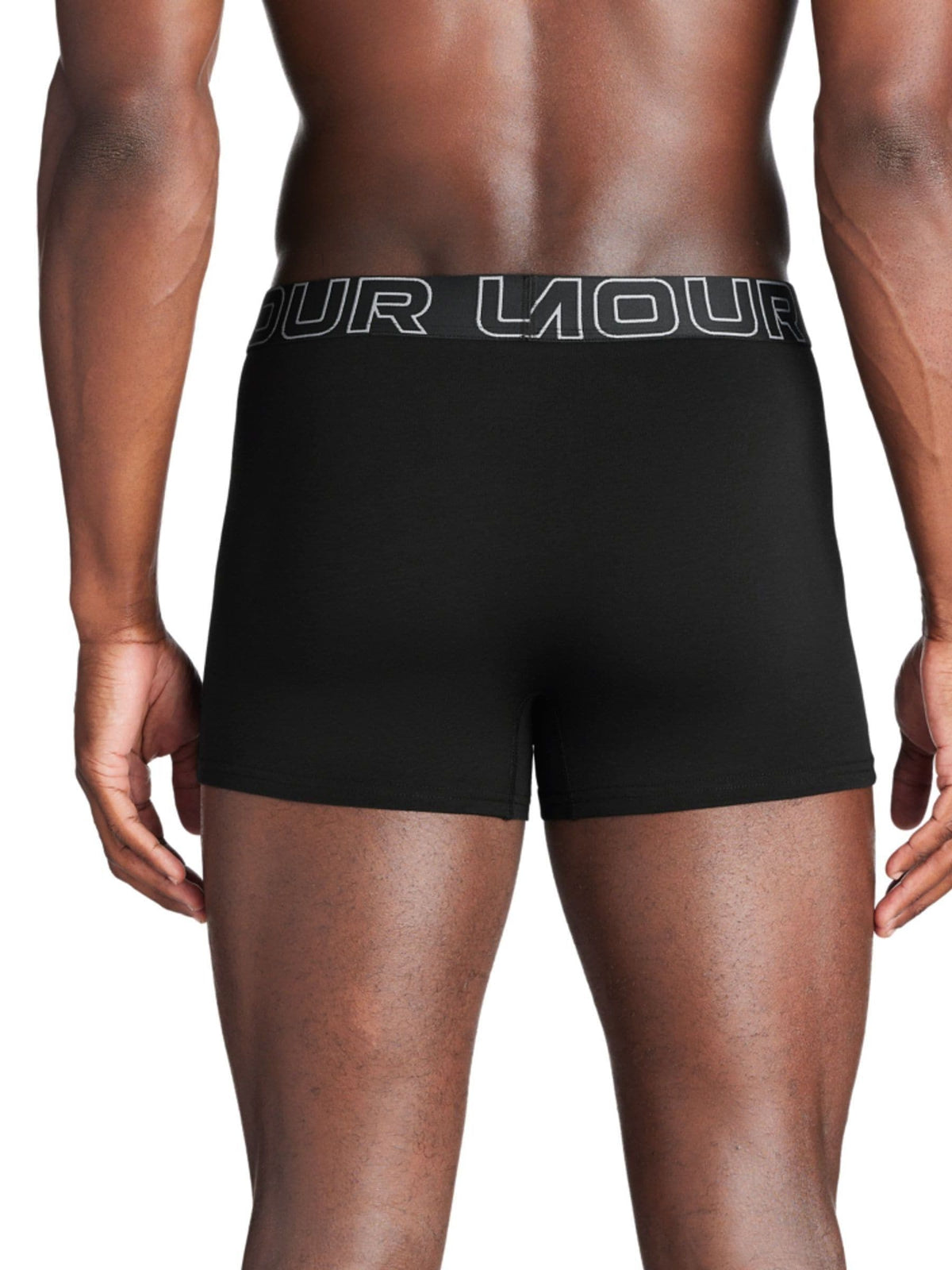 Dsiney Kidz - Under Armour Black Cotton Blend Performance Boxers 3 Pack image 3