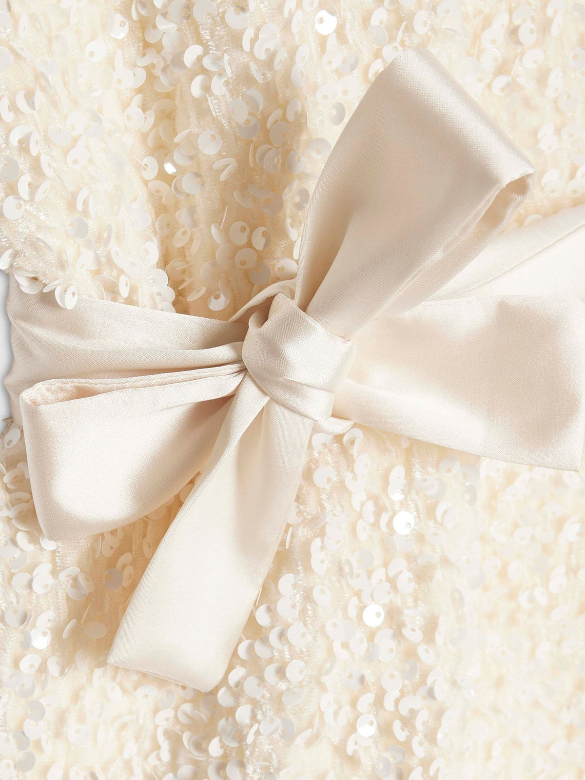 River Island Cream Sequin Halter Neck Dress - image 4