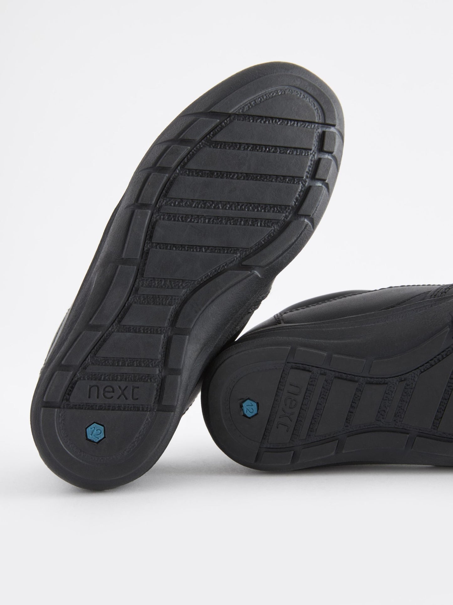 Black Wide Fit (G) School Leather Loafers image 5