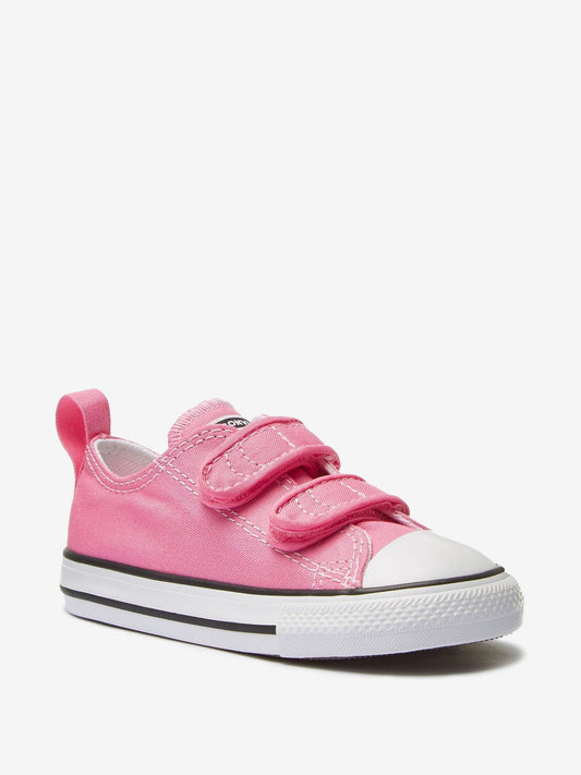 Converse Pink Hook and Loop Chuck Taylor All Star Infant Trainers image 2