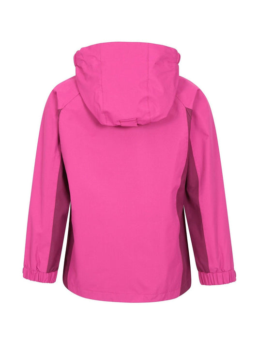 Dsiney Kidz - Mountain Warehouse Pink Shelly Kids Waterproof Jacket image 2
