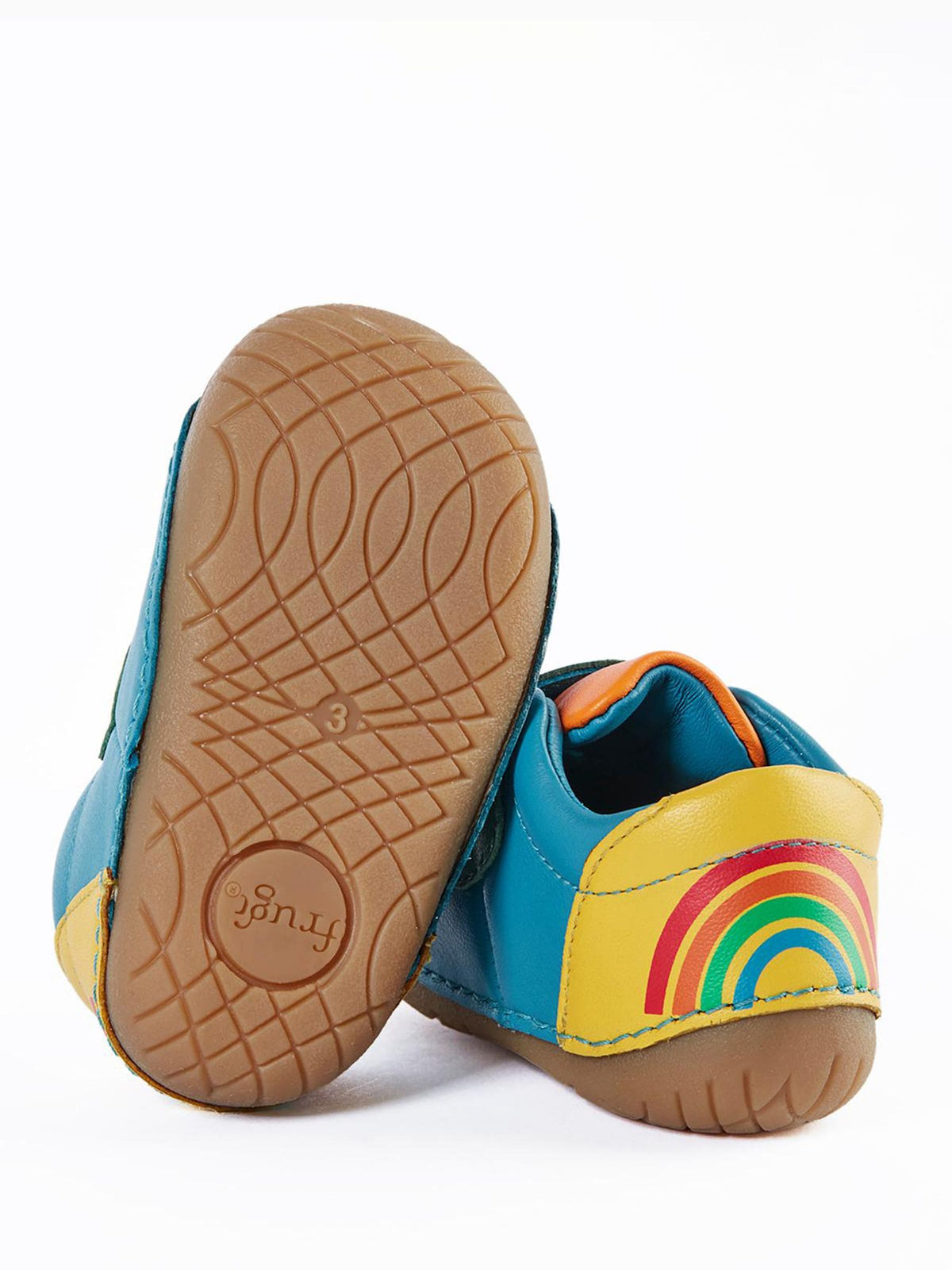 Frugi Blue Fjord First Walker Shoes - image 4