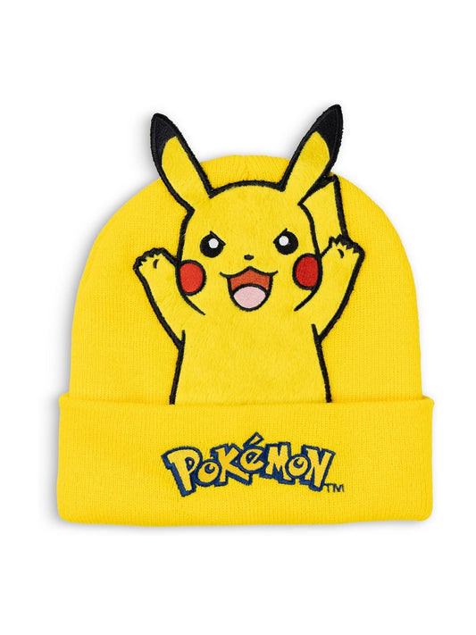 Vanilla Underground Yellow Pokemon Pikachu Beanie Hat - image 1