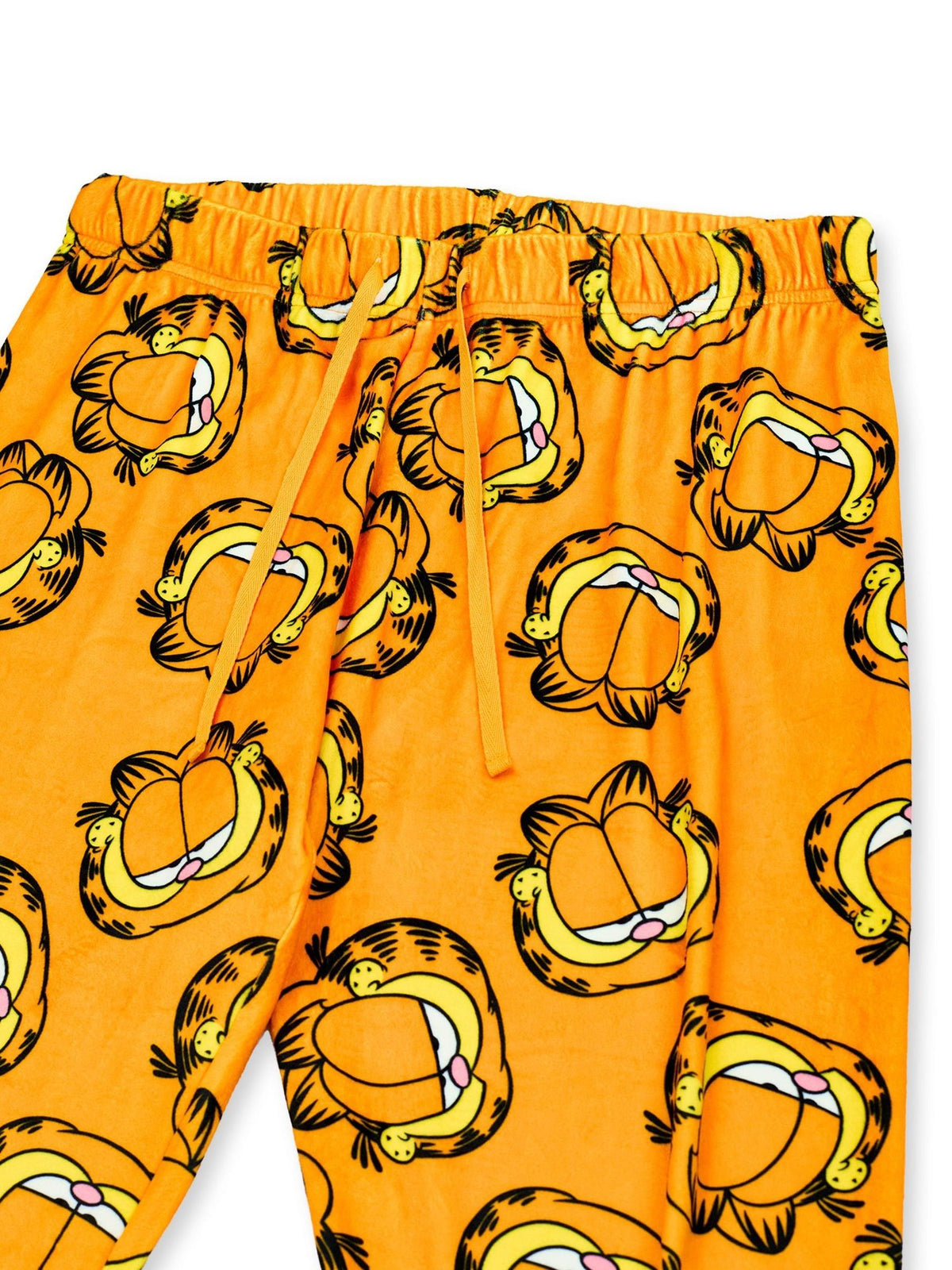 Vanilla Underground Orange Garfield Big Face Long Sleeve Long Leg Pyjamas Set - image 6