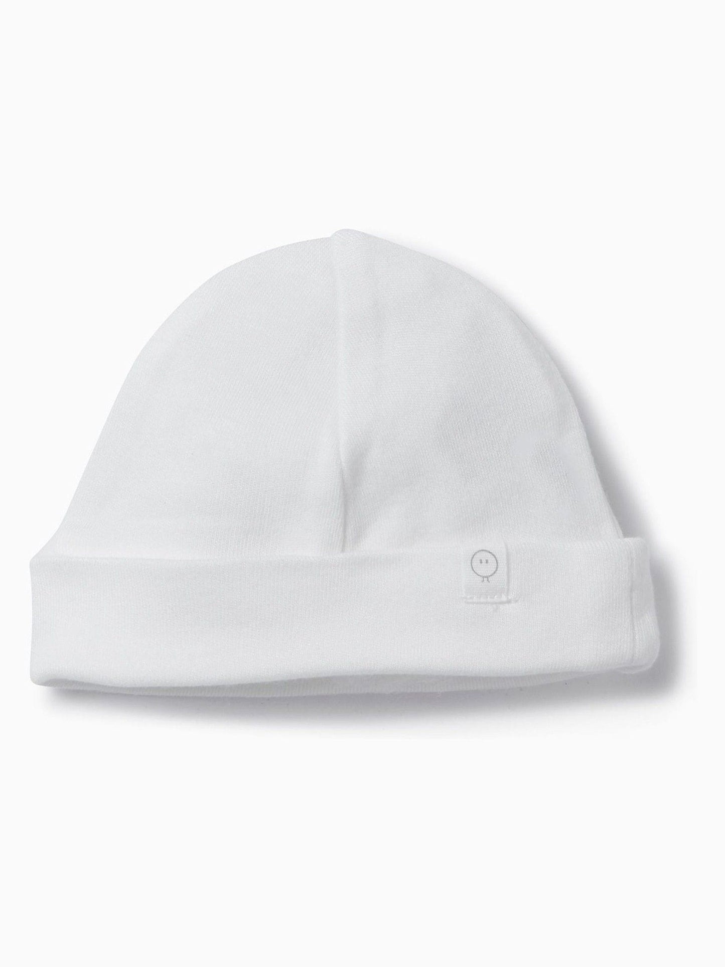 MORI White Supersoft Baby Hat image 2