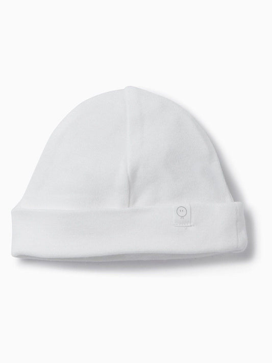 MORI White Supersoft Baby Hat image 2