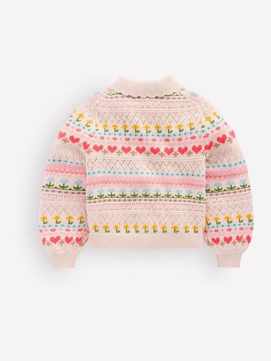 Dsiney Kidz - Boden Cream Collared Cardigan image 2