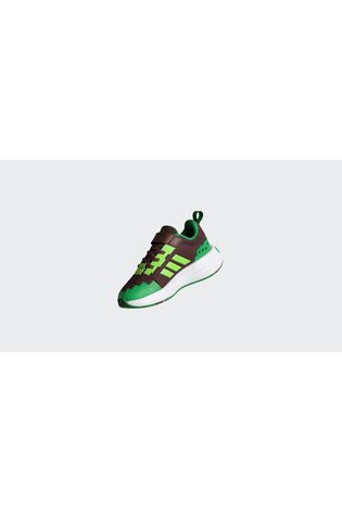 adidas Brown Minecraft Pro Elastic Lace Kids Trainers image 2