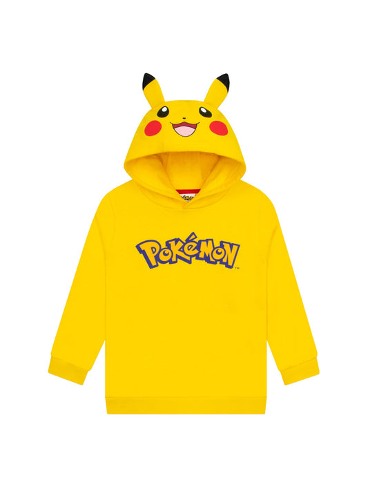 Dsiney Kidz - Character Yellow Pokemon Pikachu Hooded Sweatshirt With 3D Ears image 2