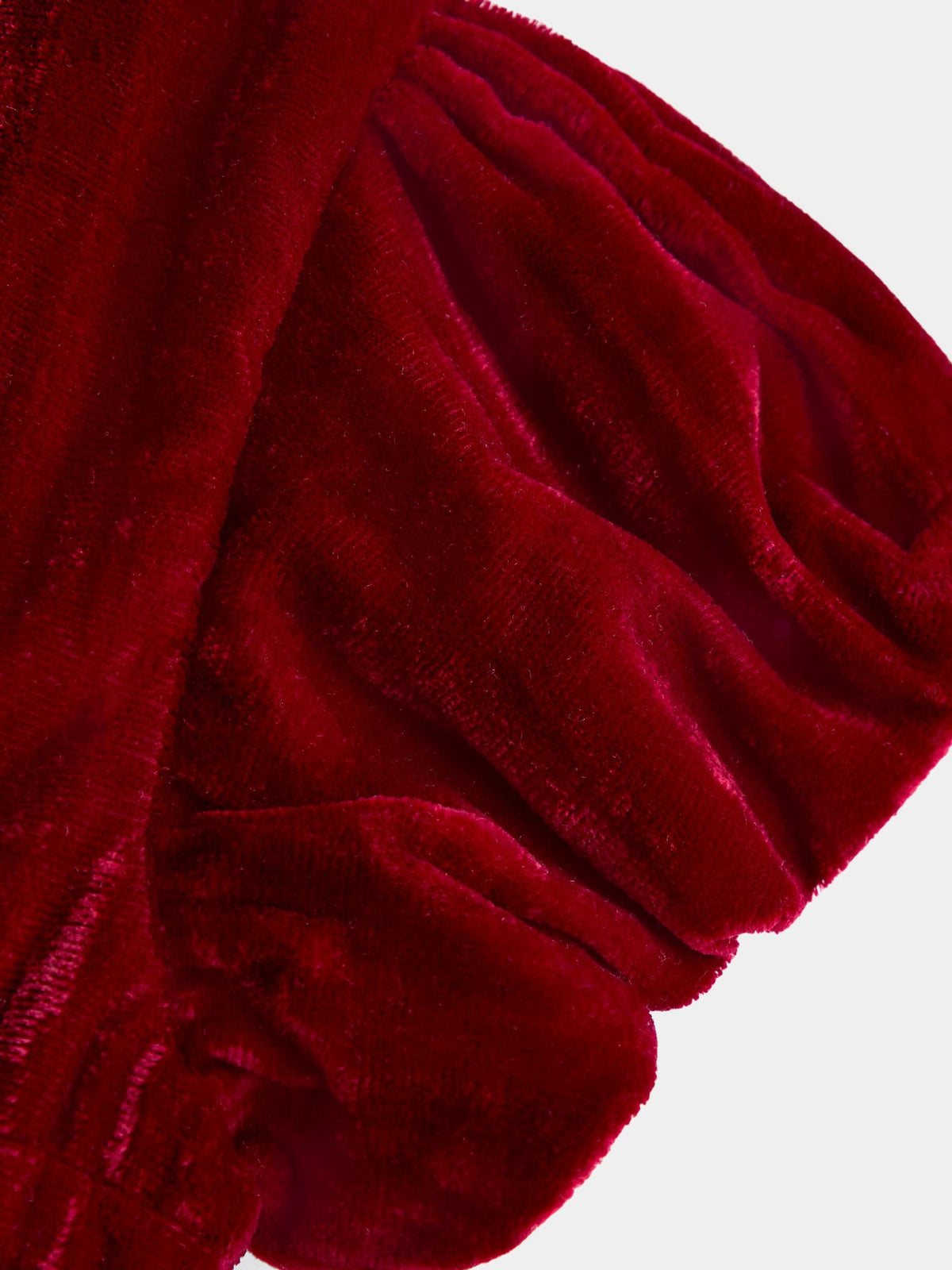 JoJo Maman Bébé Bright Red Velvet Christmas Dress - image 4