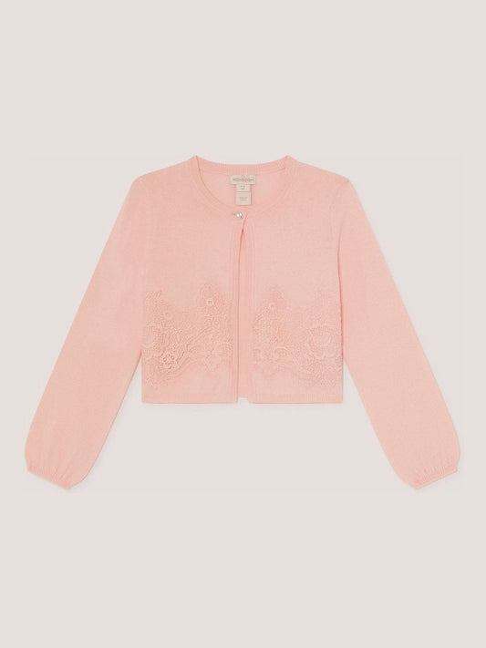 Dsiney Kidz - Monsoon Pink Harper Lace Cardigan image 2