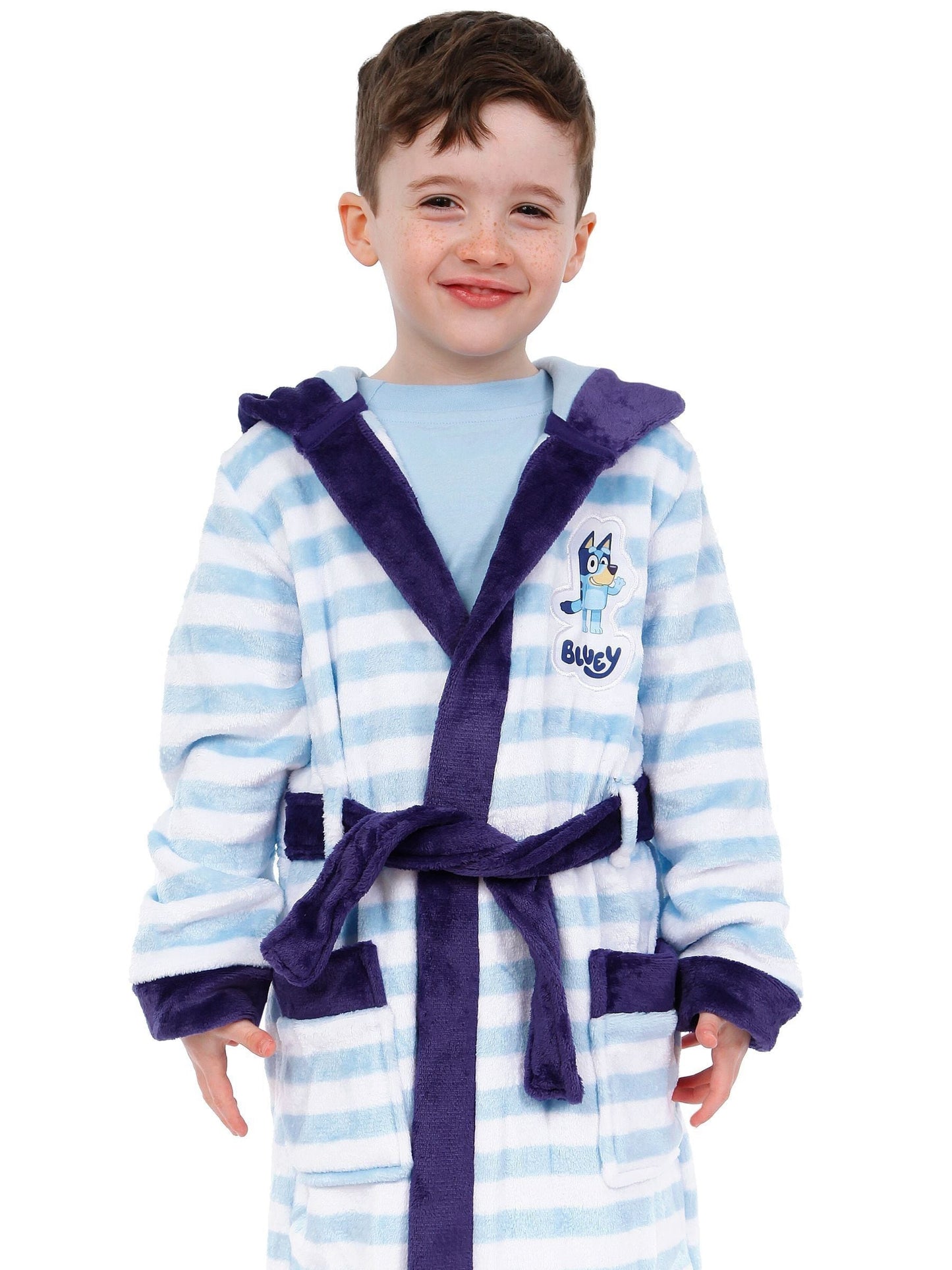 Dsiney Kidz - Character White Bluey Dressing Gown image 7