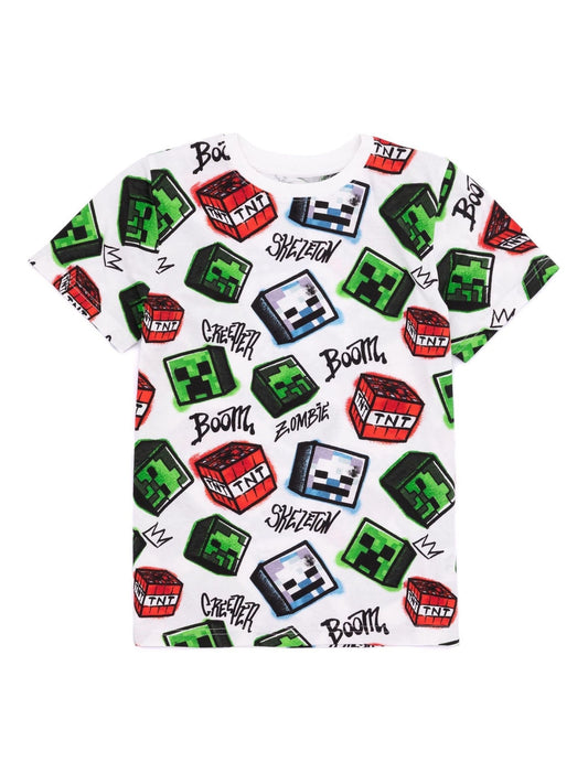 Dsiney Kidz - Vanilla Underground Boys 100% Cotton Minecraft T-Shirts 2 Pack image 2