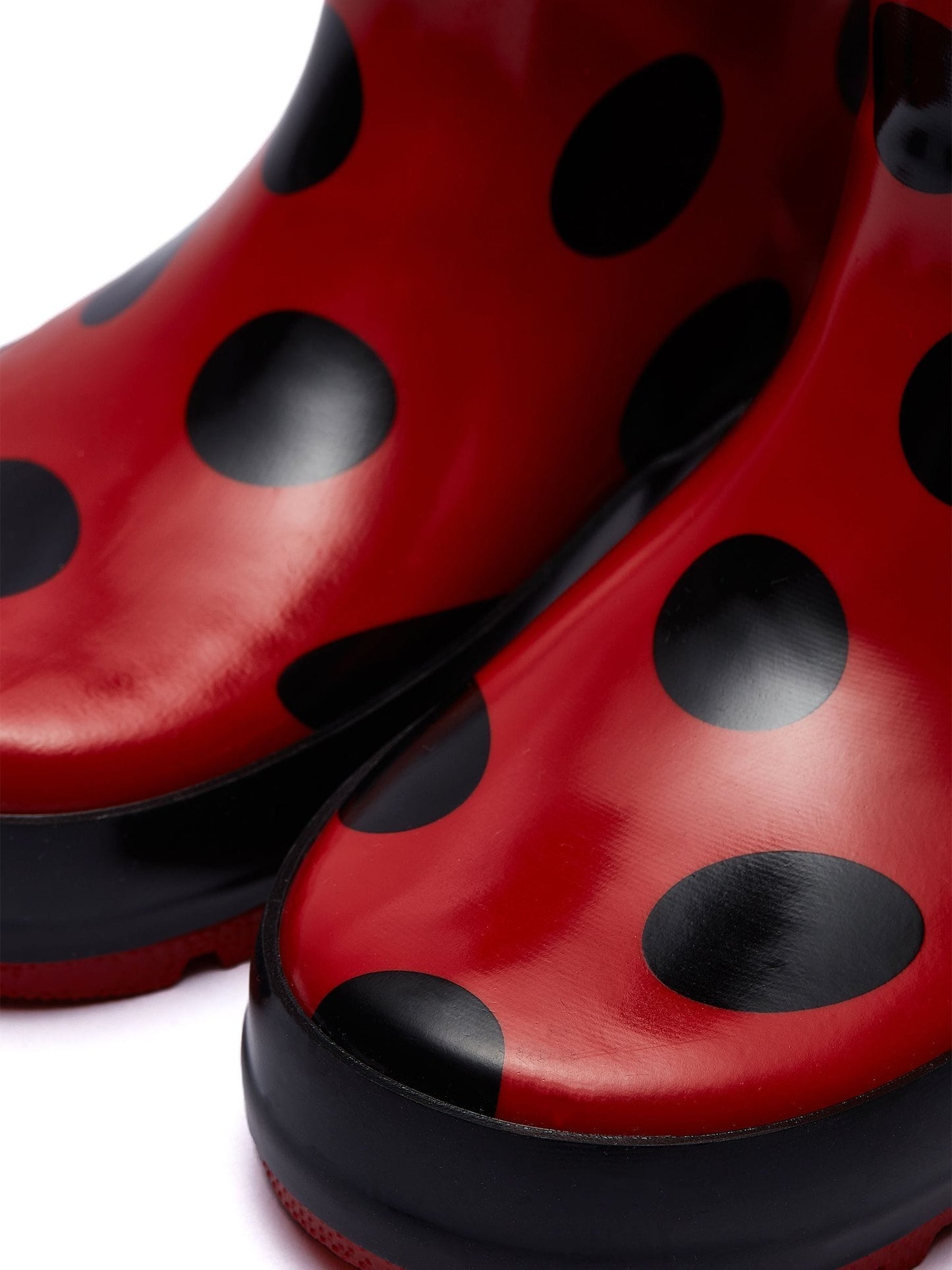 Harry Bear Purple Ladybird Printed Wellies image 5