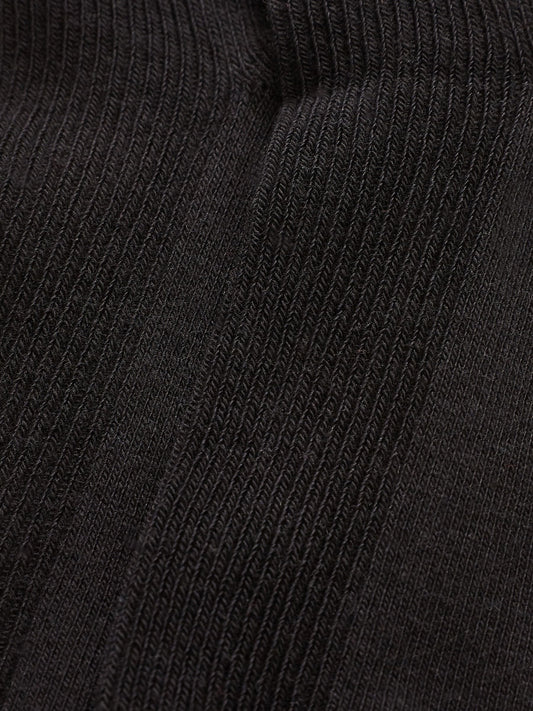 Black 2 Pack Cotton Rich Over Knee School Socks image 2