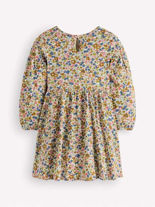 Dsiney Kidz - Boden Blue Blouson Sleeve Twirly Dress image 2