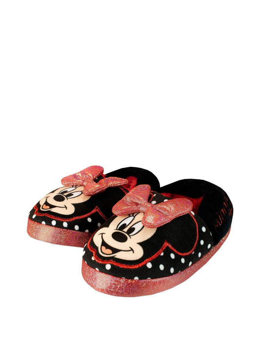 Character Black Minnie Mouse Kids Disney Slippers image 2