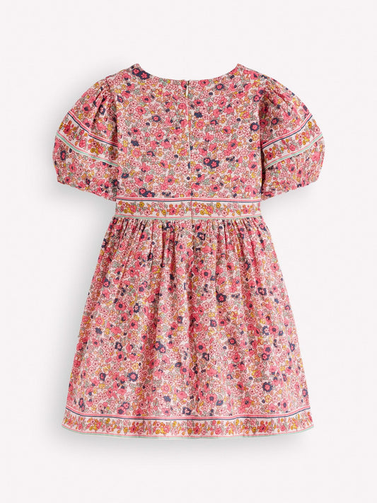 Dsiney Kidz - Boden Pink Bow Front Woven Dress image 2