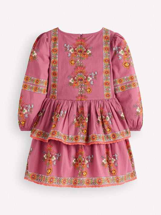 Dsiney Kidz - Boden Pink Gathered Waist Rara Dress image 2