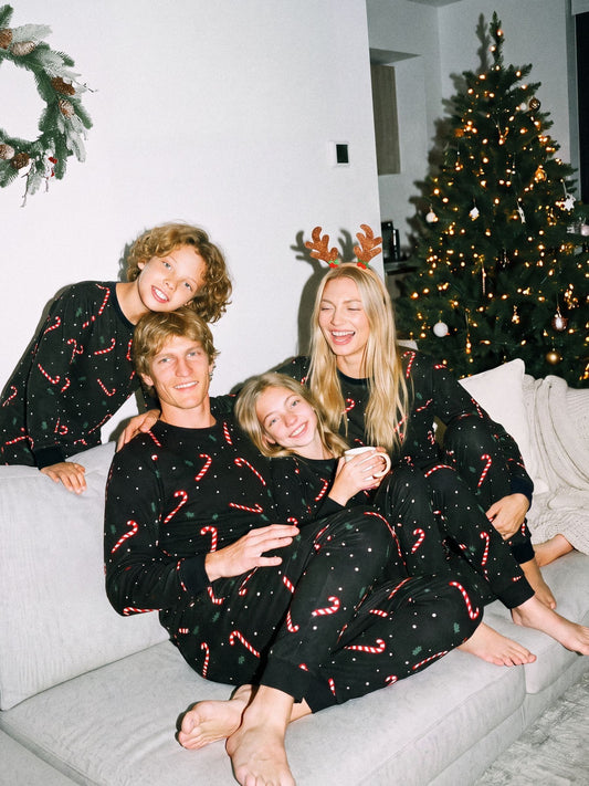 JACK & JONES Junior Black Christmas Pyjama Set - image 1