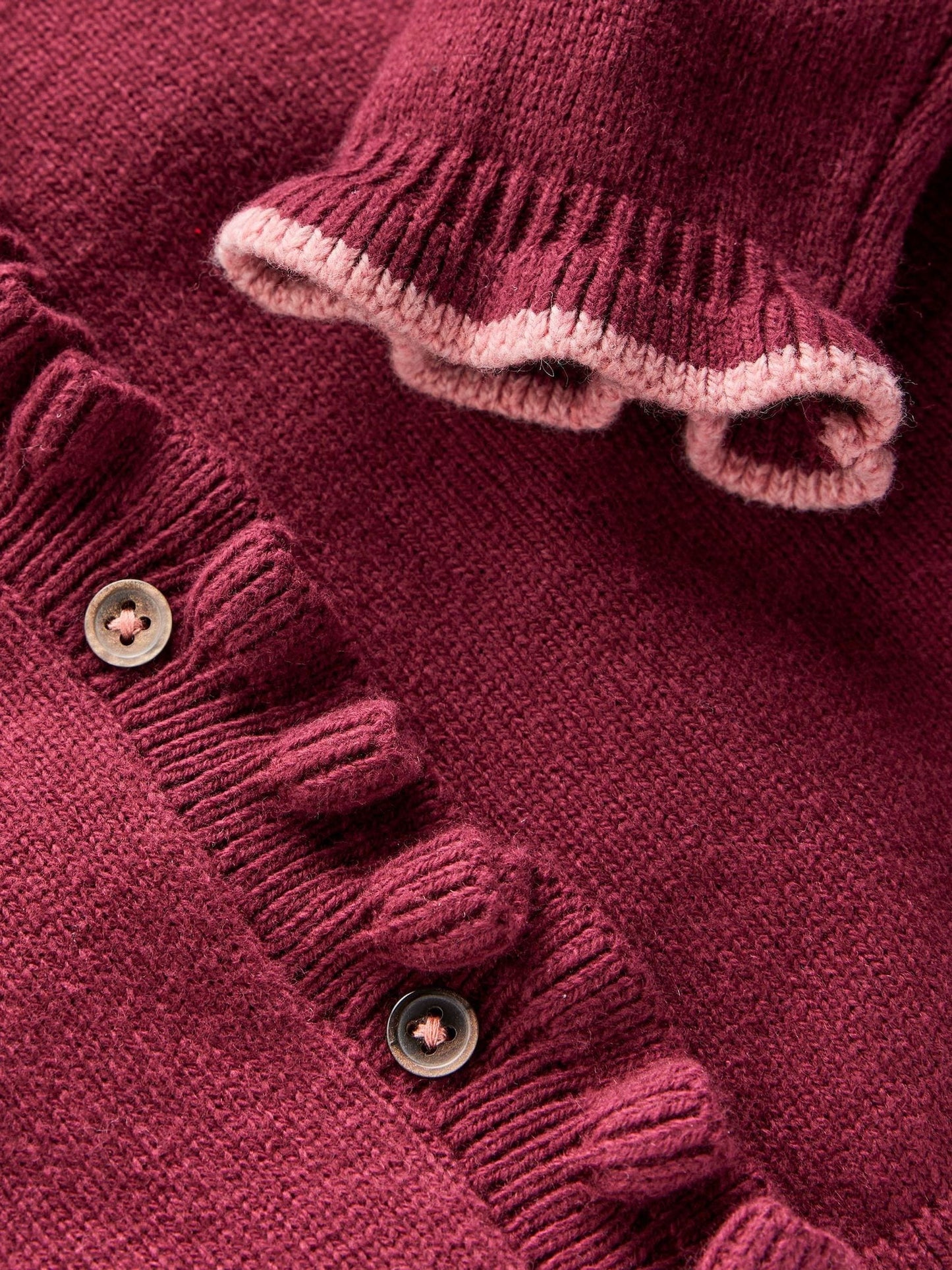 Dsiney Kidz - Boden Purple Everyday Frilled Cardigan image 3