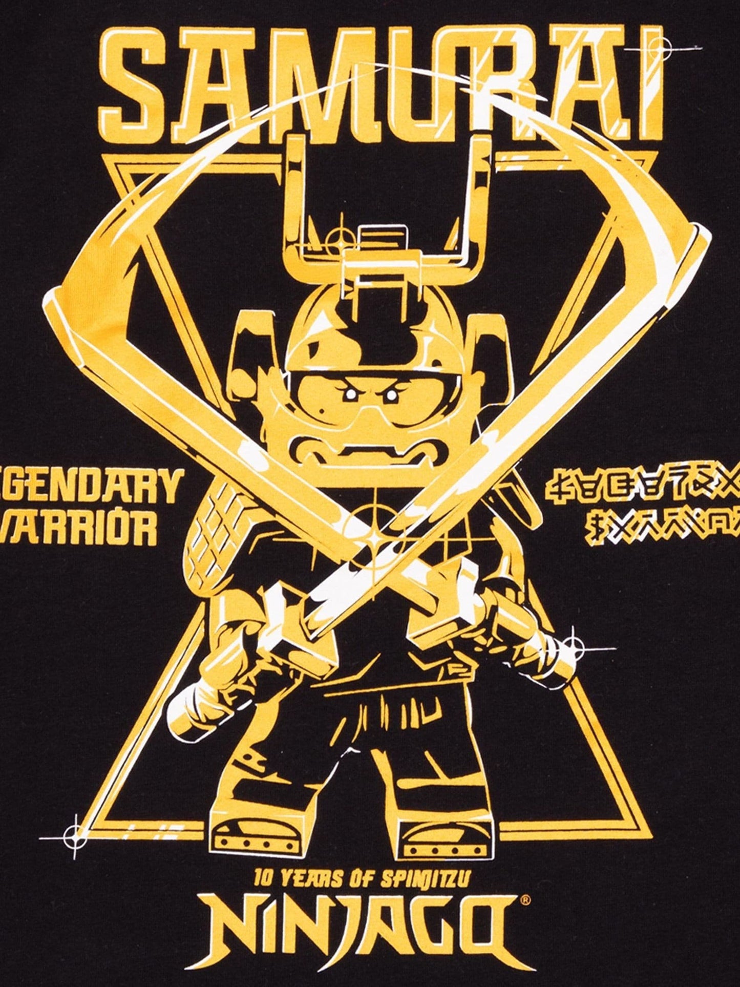 Dsiney Kidz - Vanilla Underground Black Lego Ninjago Long Sleeved 100% Cotton T-Shirt image 5